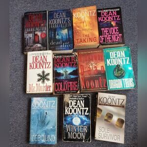 Dean Koontz paperback novel lot 11 books some vintage